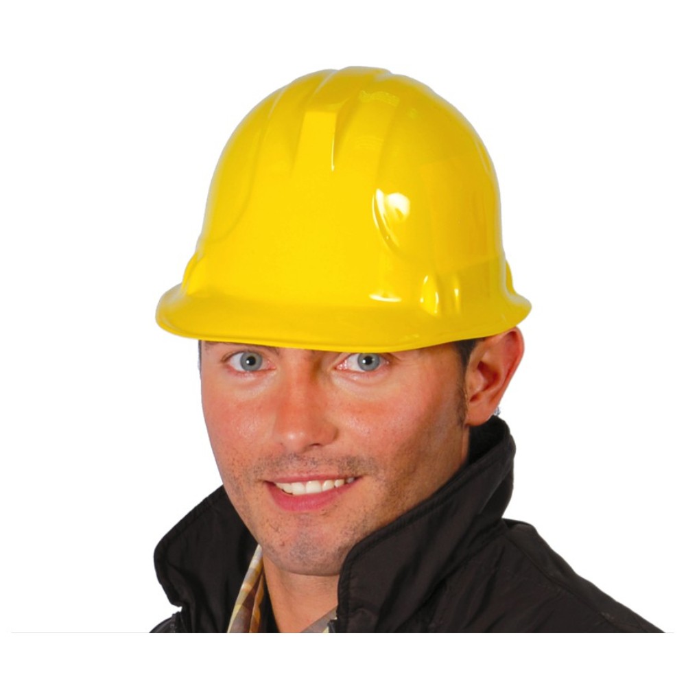 casque de chantier plastique jaune adulte p image 206213 grande